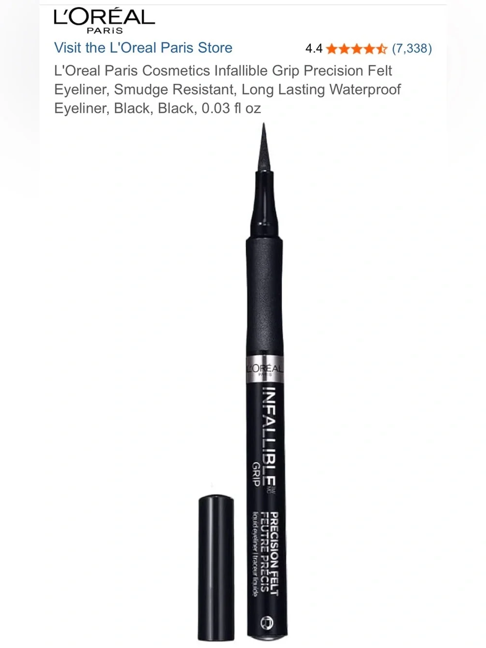 L'Oréal Infallible Precision Felt Eyeliner - Black